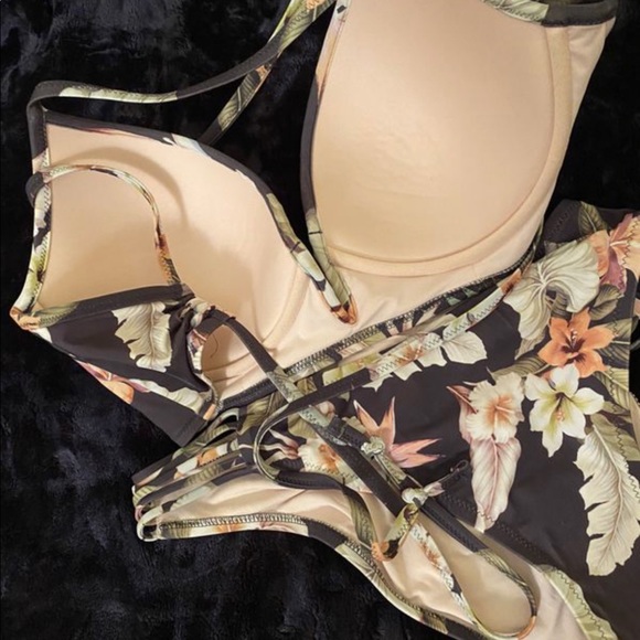 NEW Tropical flower sexy bikini set - Picture 2 of 2